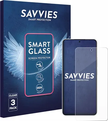 Produktbild von 3x Savvies Schutzglas Folie für OnePlus Nord 4 9H Panzer Schutzfolie Glas Displayschutz klar transparent