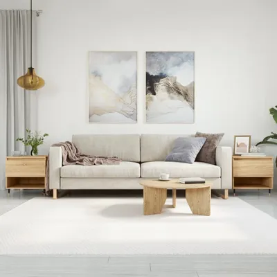 Produktbild von Cloris Designermöbel Couchtische 2er Set Sonoma-Eiche 50x46x50 cm Holzwerkstoff 2024 Neu