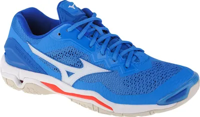 Produktbild von Mizuno Wave Stealth V X1GA180024, Handballschuhe, Herren, Blau, Größe: 38
