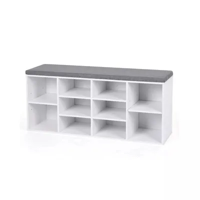 Produktbild von In And OutdoorMatch Schuhbank Rhoxane Jabari - Mit Stauraum - Flurbank - 104x30x48cm