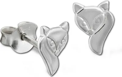 Produktbild von SilberDream Ohrstecker für Damen 925 Silber silber Fuchs Ohrringe SDO8215J