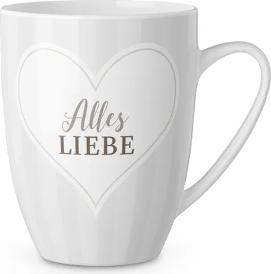 Produktbild von La Vida 950832 Kaffeebecher Alles Liebe - 250 ml