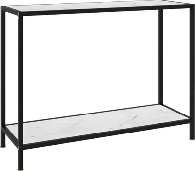Produktbild von Konsolentisch Weiß 100x35x75 cm Hartglas