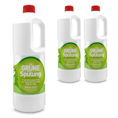 Produktbild von Spülwasserzusatz für Chemietoiletten 3 L – Sanitärflüssigkeit für Spülwassertank | Wohnmobil & Camping