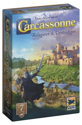 Produktbild von Hans im Glück, Carcassonne – Belagerer & Verteidiger (2025), Familienspiel