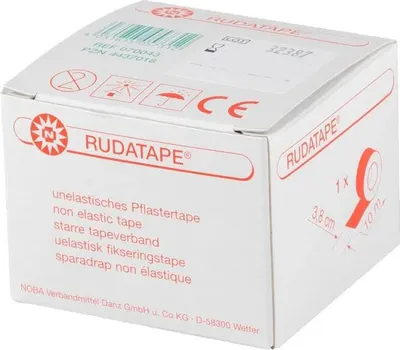 Image de RUDATAPE® Pflastertape Rot 10m - 3,80cm