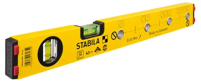 Obrázek produktu pro Elektrikářská vodováha Stabila 16135 typ 70 délka 43 cm