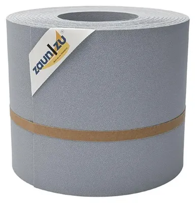 Produktbild von ® Sichtschutzstreifen zaun|zu PREMIUM 26m Rolle PP Zaunblende für Doppelstabzaun Fenstergrau, 26m