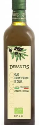 Image de Huile d'olive biologique italienne, 750 ml, marque Desantis