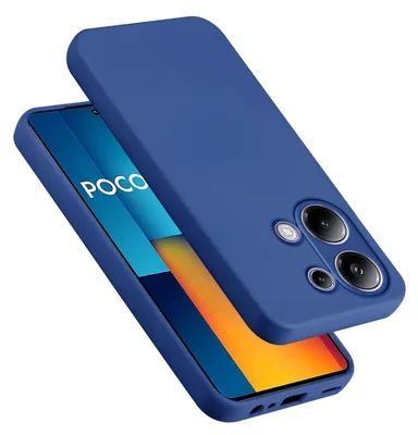 Immagine prodotto di Cadorabo Custodia per Xiaomi Poco M6 Pro Custodia in silicone per telefoni cellulari Custodia in silicone liquido, resistente ai graffi e agli urti per Xiaomi Poco M6 Pro