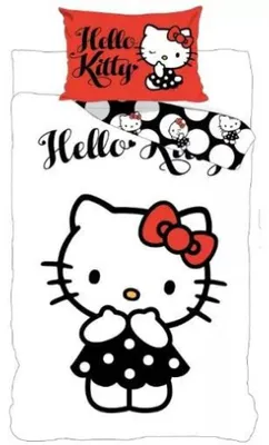 Produktbild von Hello Kitty jurk Bettbezug 140 X 200 cm - 70x90 cm - Baumwolle