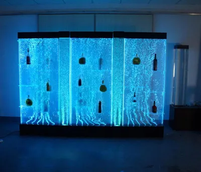Produktbild von Wasser Wand Bar Theke Regal Led Wassersäule Restaurant Dekoration Getränke Möbel