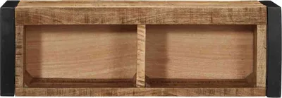Immagine prodotto di Mobile Porta TV 80x30x25 cm in Legno Massello di Mango Grezzo
