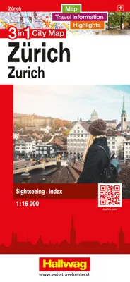 Produktbild von Hallwag Stadtplan Zürich