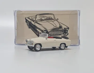Zdjęcie produktu dla Skoda Felicia Roadster (1959) - Biała Brekina 1:87