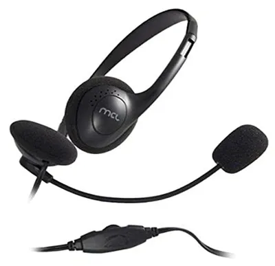Immagine prodotto di Cuffie stereo MCL con microfono e controllo del volume