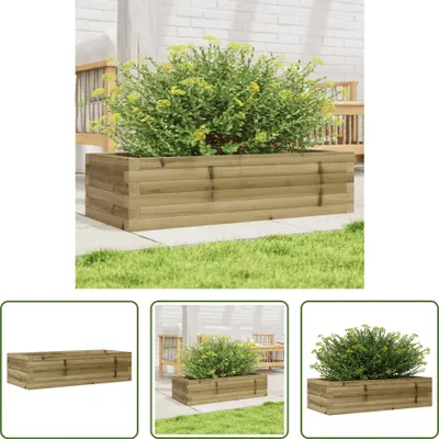 Produktbild von The Living Store Pflanzkübel 90x40x23 cm Kiefernholz Imprägniert