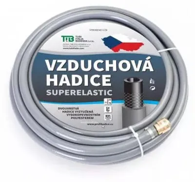 Obrázek produktu pro Vzduchová hadice superelastic s rychlospojkami 6x12 mm - 10 m