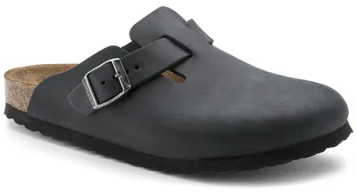 Produktbild von Birkenstock 0059463 Herren-Pantoletten in Schwarz – schmale Weite