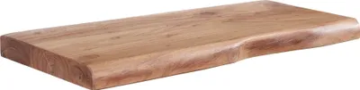 Obrázok produktu pre Nástenná polica "Gmünd" z masívneho akáciového dreva. Rozmery (Š/V/D) 60x4x26 cm