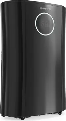 Obrázek produktu pro Odvlhčovač vzduchu Klarstein DryFy ProConnect 24 l – 305 W, nádržka 4 l, Wi-Fi, filtr s aktivním uhlím, 24 l/den, 24hodinový časovač, LED displej, elektrický odvlhčovač vzduchu, odvlhčovač vzduchu v místnosti, chytrý odvlhčovač vzduchu, černý