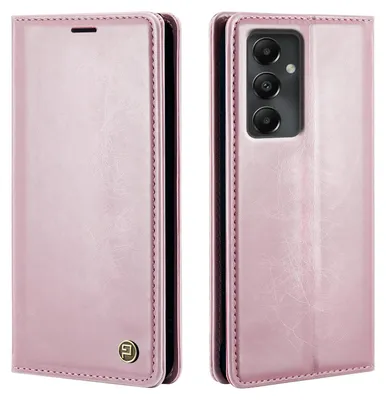 Produktbild von Handyhülle für Samsung Galaxy A54 5G Kunstleder Klapphülle Vintage Cover Hülle RFID Schutz Case Kartenfach Farbe: Rosa