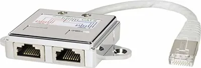 Productafbeelding van EFB K5126.015 EFB T-Adapter Cat.6 2 x 10/100BaseT für Cablesharing
