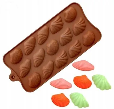 Produktbild von Elhandel Silikonform für Pralinen und Muscheln