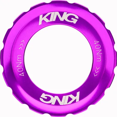 Produktbild von Chris King Centerlock Lockring, External Spline, 3D violet