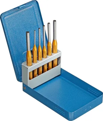 Produktbild von GEDORE 116 D Splinttreiber-Satz 6-teilig in Metallklappkassette, 8758050