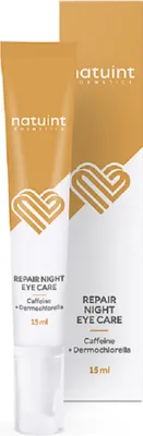 Produktbild von Natuint Cosmetics Nährende Nachtaugencreme mit Koffein 15 ml