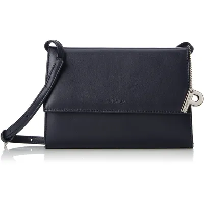 Zdjęcie produktu dla PICARD Skórzana torebka na ramię Clutch Auguri z klapką Ocean ciemnoniebieski