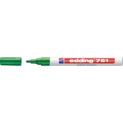 Produktbild von Edding 751, Grün, Grün, Weiß, 1 mm, 2 mm, 10 Stück(e)