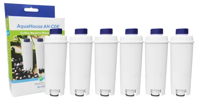 6er-Pack Wasserfilter für DeLonghi Kaffeemaschinen