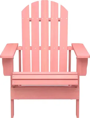 Image de vidaXL Chaise de jardin Adirondack en bois massif de sapin rose