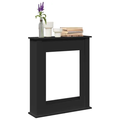 Obrázek produktu pro Design New Krbová obestavba černá 75x20x87,5 cm Materiál na bázi dřeva - Dekorativní krby Nábytek2025 CHY3129896 1ks