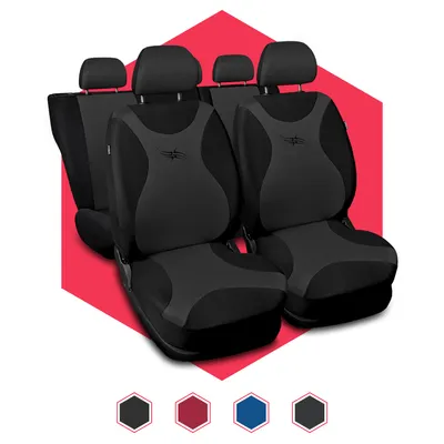 Produktbild von Autositzbezüge Universal Schonbezüge Sitzauflage PKW Schonbezug Polyester Grau