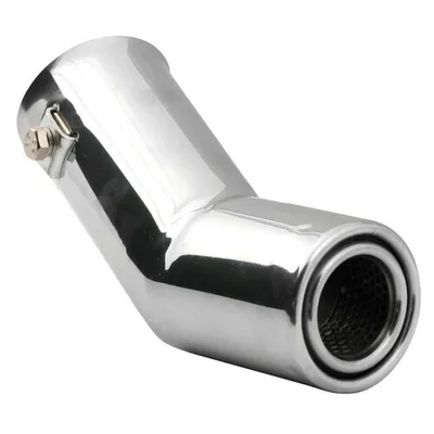 Image de Pilot TS-20 embout d'échappement universel en acier inoxydable poli