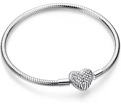 Productafbeelding van Armband met kogelgesp, 19 cm, zilver 925, dames
