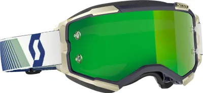Produktbild von Scott Fury Chrome 2023 Motocross Brille, blau/grün, Einheitsgröße