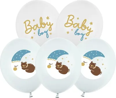 Zdjęcie produktu dla Balony 30cm Baby boy mix A6 46788