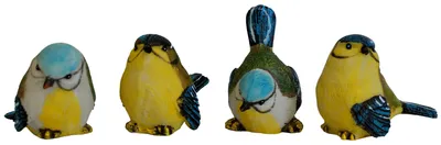 Produktbild von Meisen klein 4er Set ca. 5 cm - Dekofigur