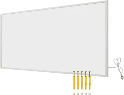 Image de Panneau de chauffage infrarouge - Panneau de chauffage IR - Chauffage économique - Économe en énergie - 1220 x 620 mm - Blanc