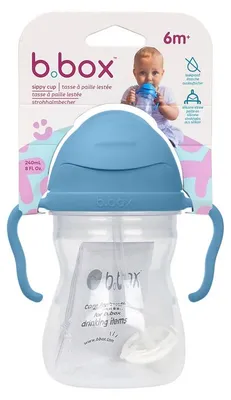 Obrázok produktu pre b.box Hrnček so slamkou čučoriedky 240 ml