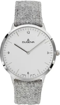 Produktbild von Dugena 4460986 Uni-Armbanduhr, Edelstahl-Gehäuse, Leder-Armband