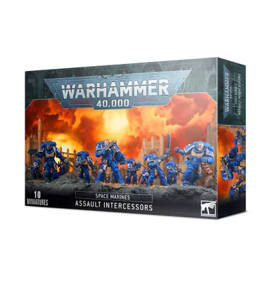 Zdjęcie produktu dla Games Workshop Space Marines: Assault Intercessors, Figurka kolekcjonerska, Gra wideo