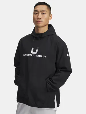 Produktbild von Under Armour UA Unstoppable Wvn Hoodie für Herren – Schwarz LG
