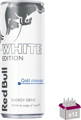 Image de Boisson Énergisante Red Bull White Edition Coco Açaï - 12 x 25cL