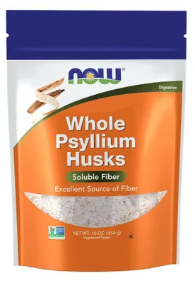 Produktbild von Now Foods Whole Psyllium Husks (454g) Unflavoured - Funktionelle Lebensmittel - Superfoods