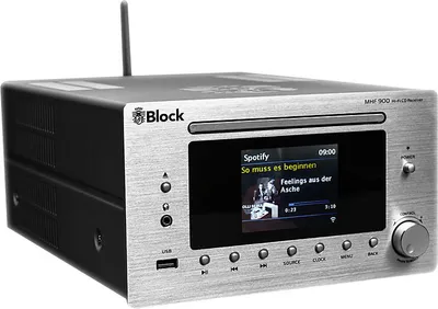 Produktbild von BLOCK MHF-900 Solo, Internet, Digital, DAB+, FM, 87,5 - 108 MHz, 80 W, 10 - 30000 Hz